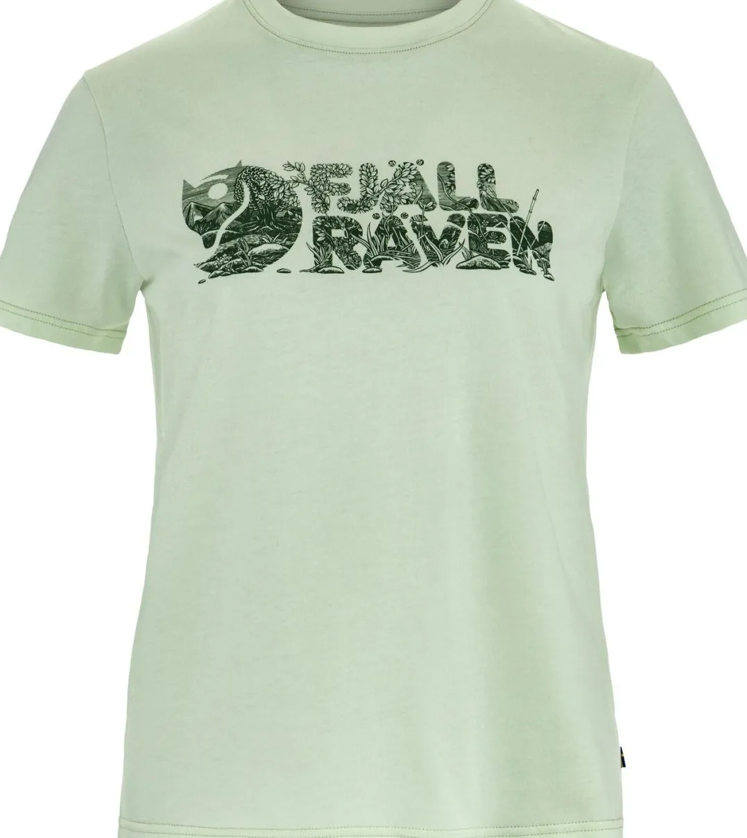 Fjällräven Women's Lush Logo T-Shirt Soft Jade