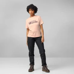 Fjällräven Women's Lush Logo T-Shirt Chalk White