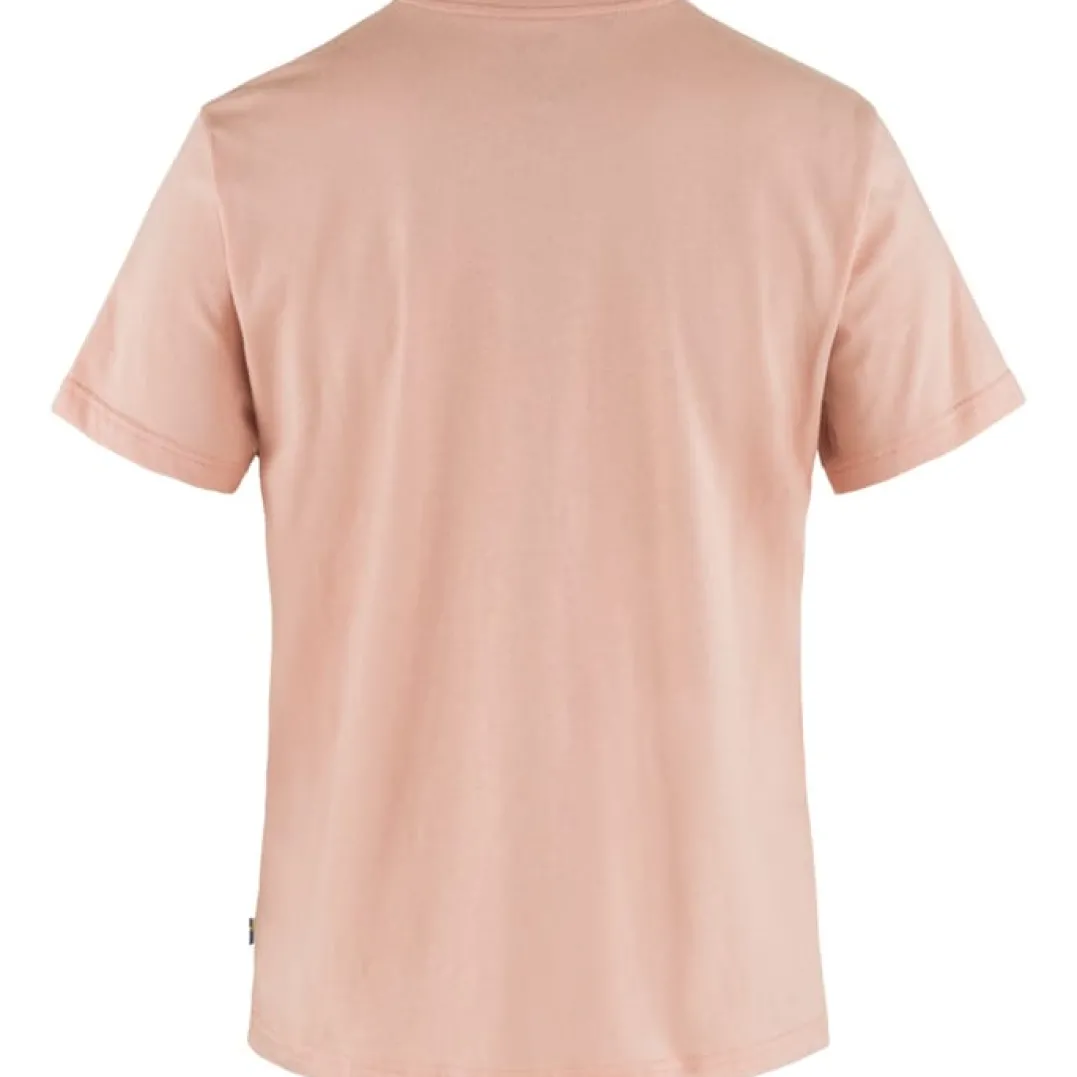 Fjällräven Women's Lush Logo T-Shirt Chalk Rose