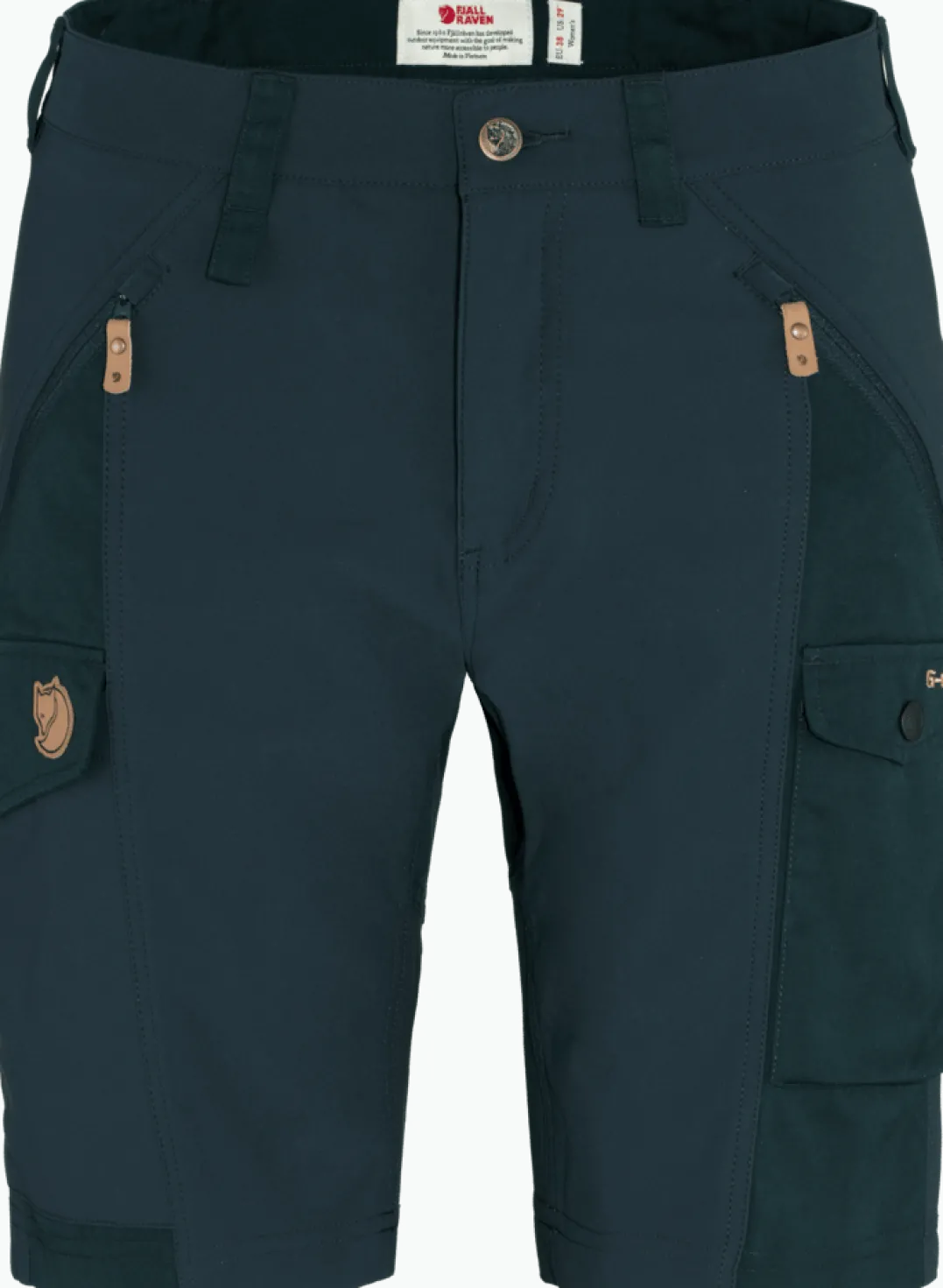 Fjällräven Women's Nikka Shorts Curved Dark Navy