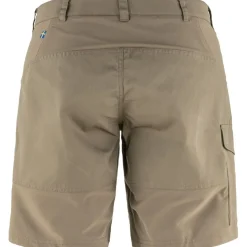 Fjällräven Women's Nikka Shorts Curved Suede Brown