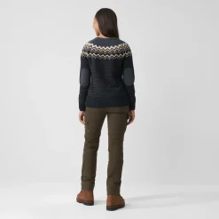 Fjällräven Women's Övik Knit Sweater Dark Navy