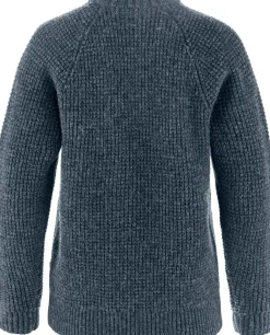 Fjällräven Women's Övik Waffle Knit Navy