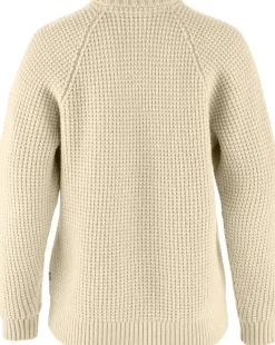 Fjällräven Women's Övik Waffle Knit Light Beige