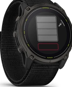 Garmin Enduro 3 Carbon Grey DLC Titanium/Black UltraFit Nylon Strap