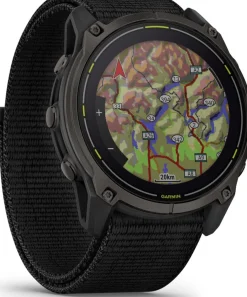 Garmin Enduro 3 Carbon Grey DLC Titanium/Black UltraFit Nylon Strap