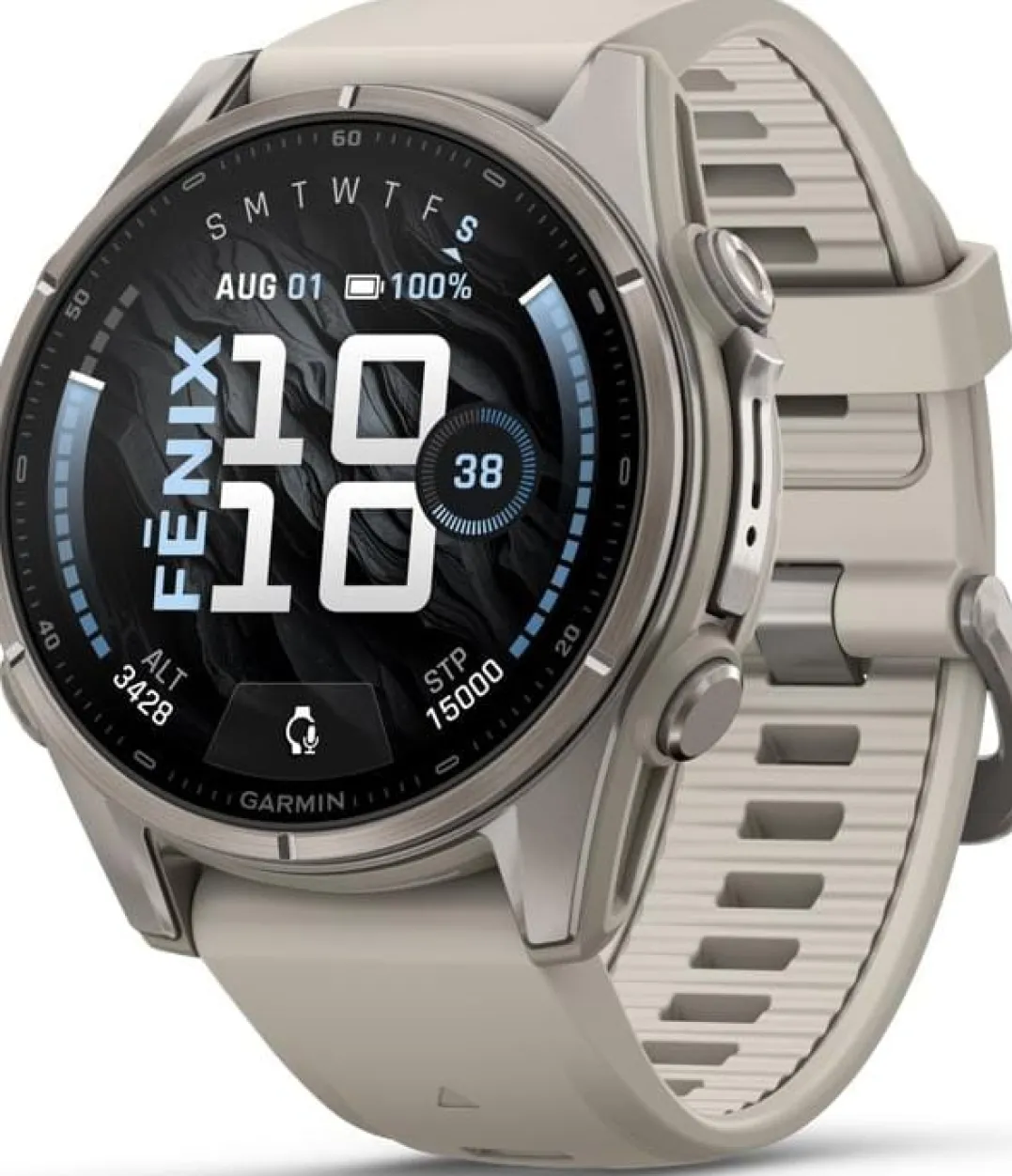 Garmin Fenix 9, 43mm Fog Gray
