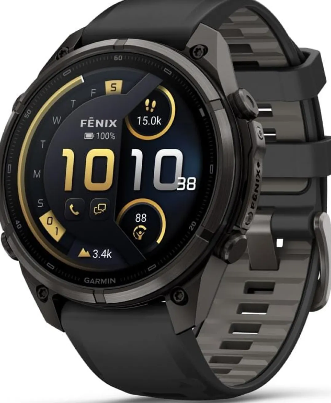 Garmin Fenix 9 Pro, Amoled, Inreach, 47mm Black/pebble Gray