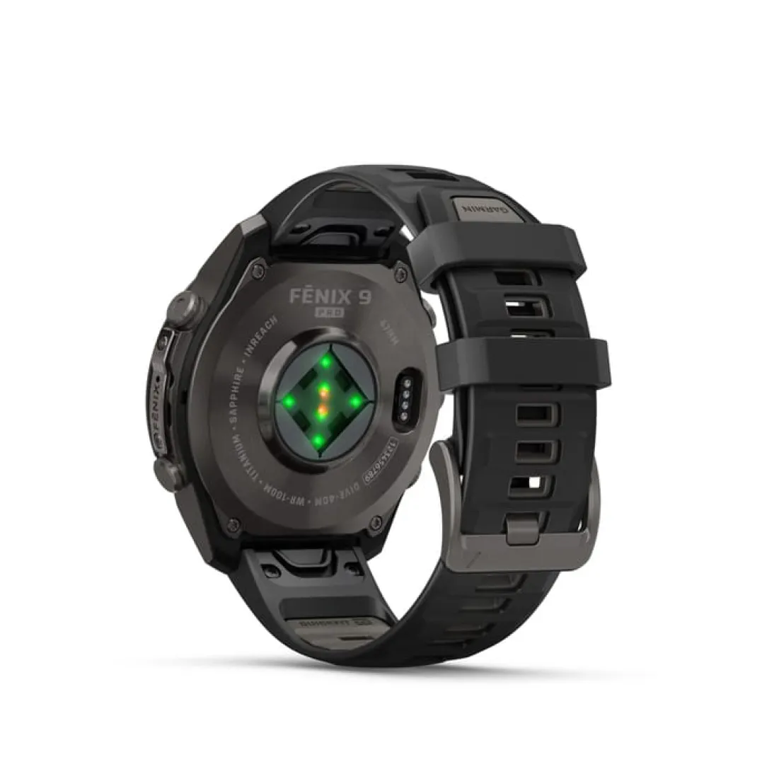 Garmin Fenix 9 Pro, Amoled, Inreach, 47mm Black/pebble Gray
