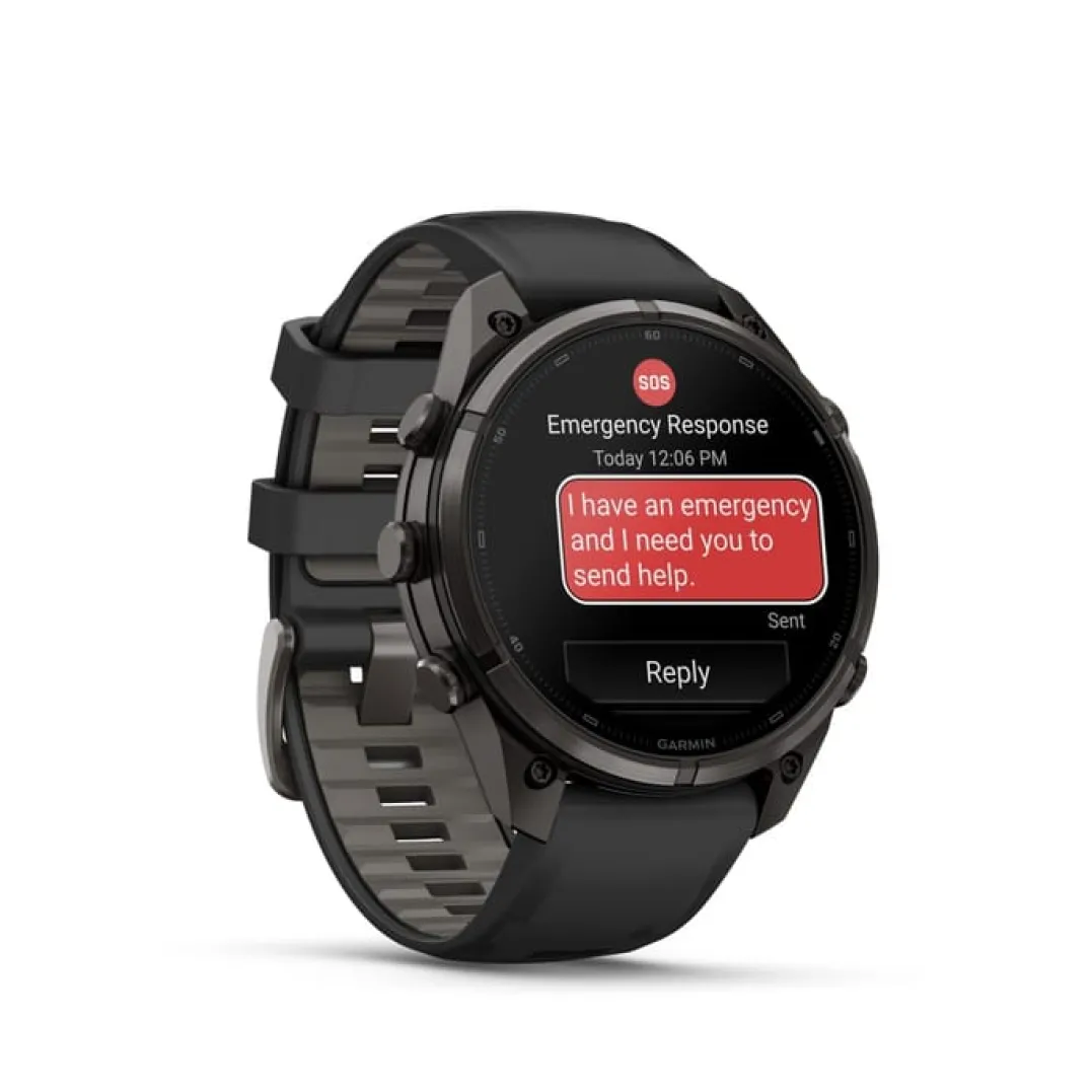 Garmin Fenix 9 Pro, Amoled, Inreach, 47mm Black/pebble Gray