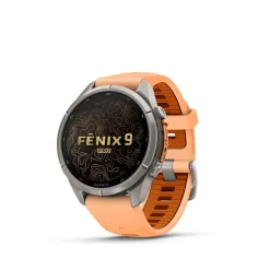Garmin Fenix 9 Pro, Amoled, Inreach, 43mm, Titan/shell Pink/autumn Organge