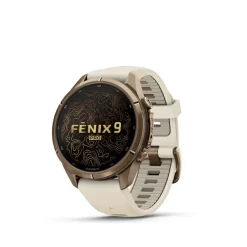 Garmin Fenix 9 Pro, Amoled, Inreach, 43mm, Gold/fog Gray