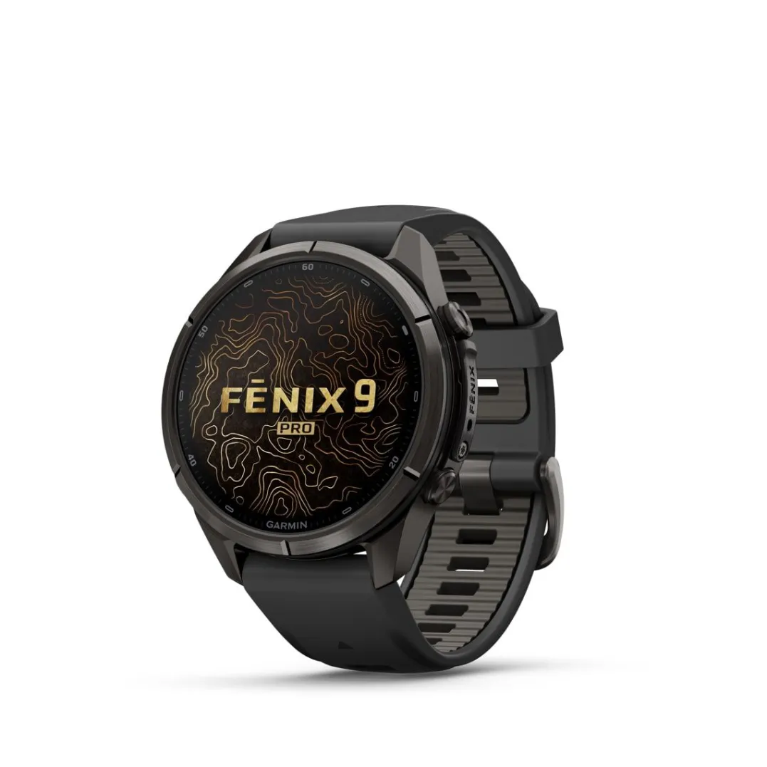Garmin Fenix 9 Pro, Amoled, Inreach, 43mm, Black/pebble Gray