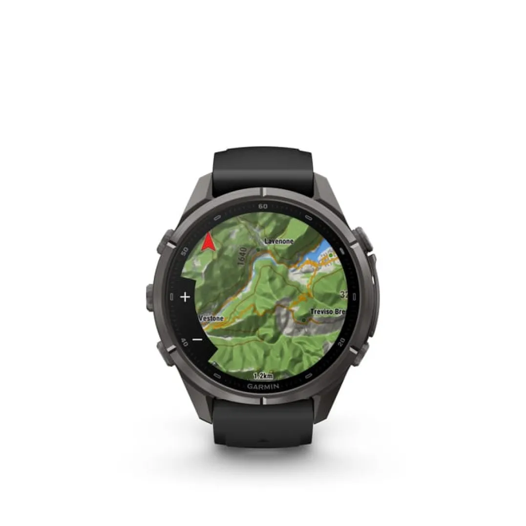Garmin Fenix 9 Pro, Amoled, Inreach, 43mm, Black/pebble Gray