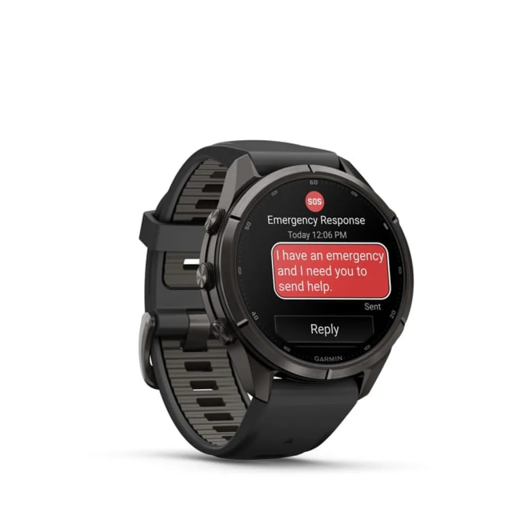 Garmin Fenix 9 Pro, Amoled, Inreach, 43mm, Black/pebble Gray