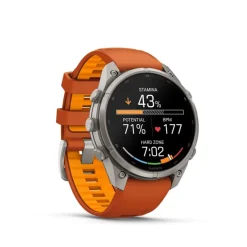Garmin Fenix 9 Pro, Amoled, Inreach, 47mm Titan/autumn Orange/spark Orange