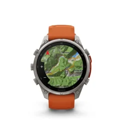 Garmin Fenix 9 Pro, Amoled, Inreach, 47mm Titan/autumn Orange/spark Orange