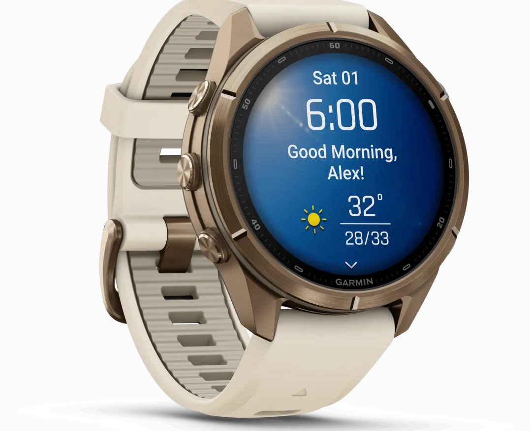 Garmin Fenix 9 Pro, Amoled, 43mm Gold/cream/fog Gray
