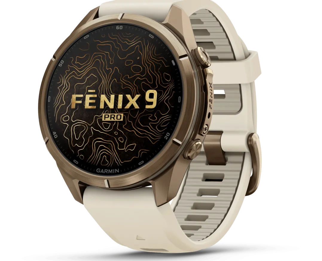 Garmin Fenix 9 Pro, Amoled, 43mm Gold/cream/fog Gray