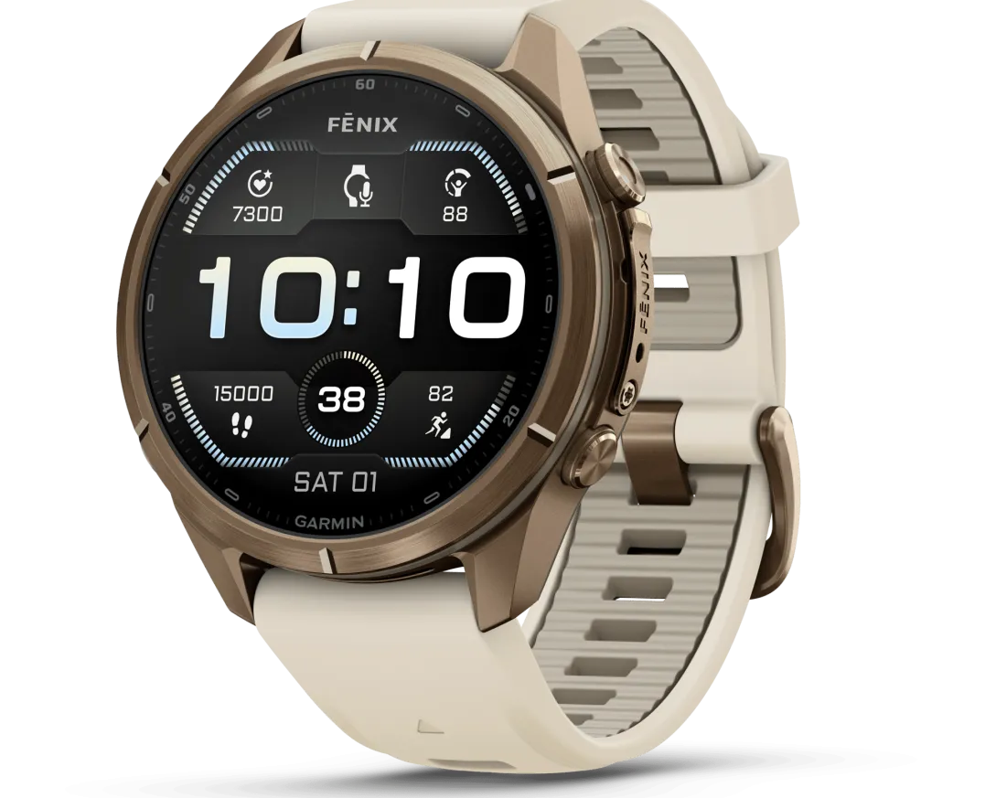 Garmin Fenix 9 Pro, Amoled, 43mm Gold/cream/fog Gray
