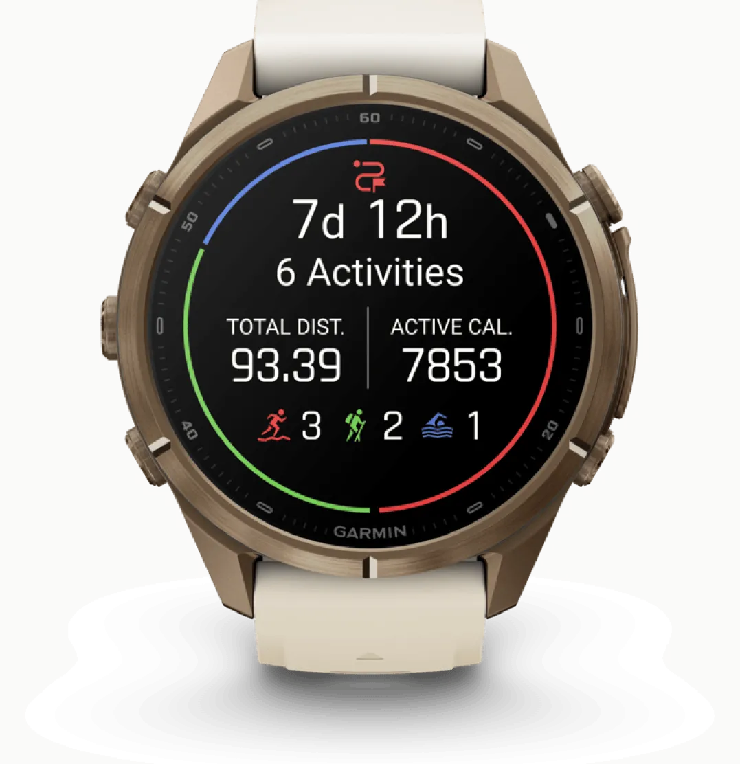 Garmin Fenix 9 Pro, Amoled, 43mm Gold/cream/fog Gray