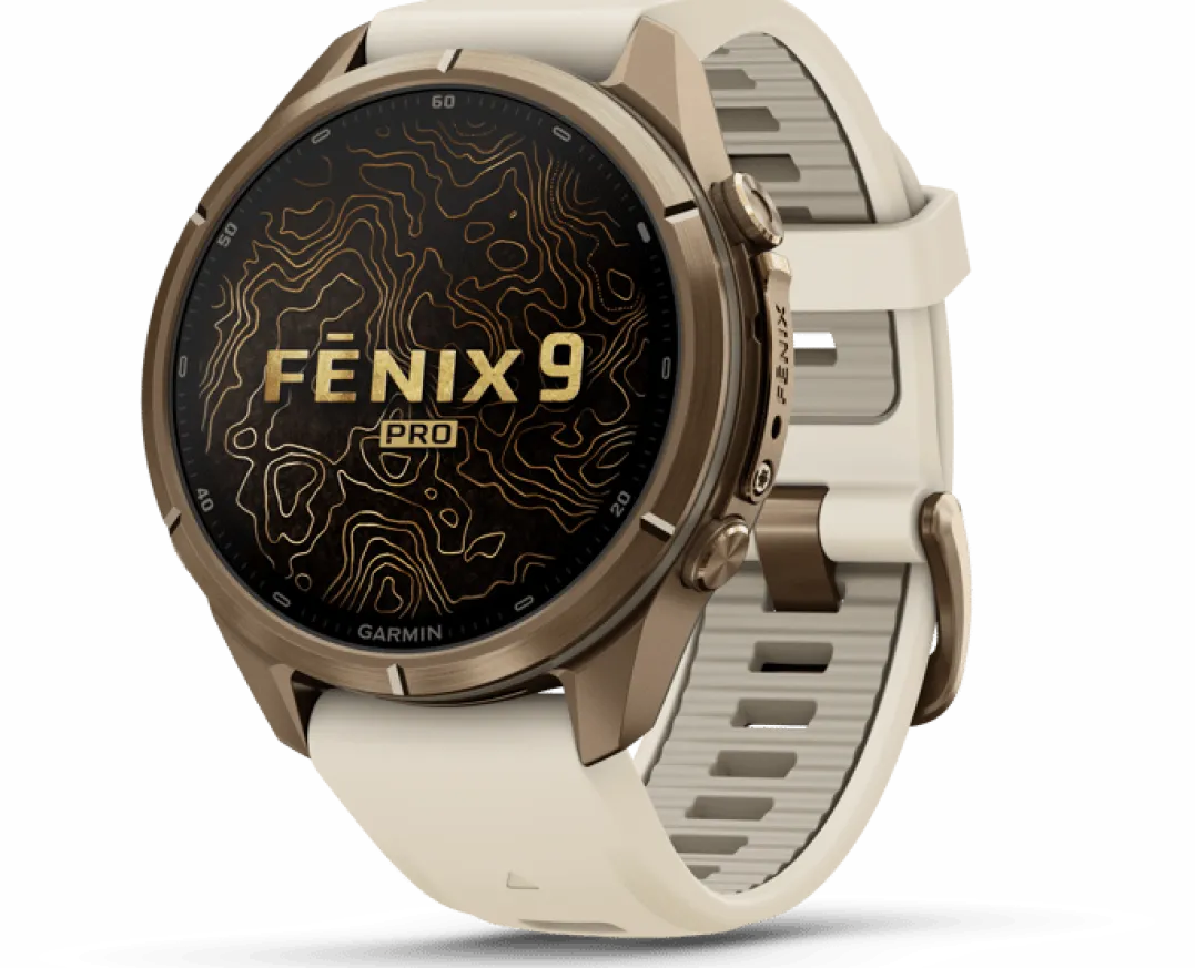 Garmin Fenix 9 Pro, Amoled, 43mm Gold/cream/fog Gray