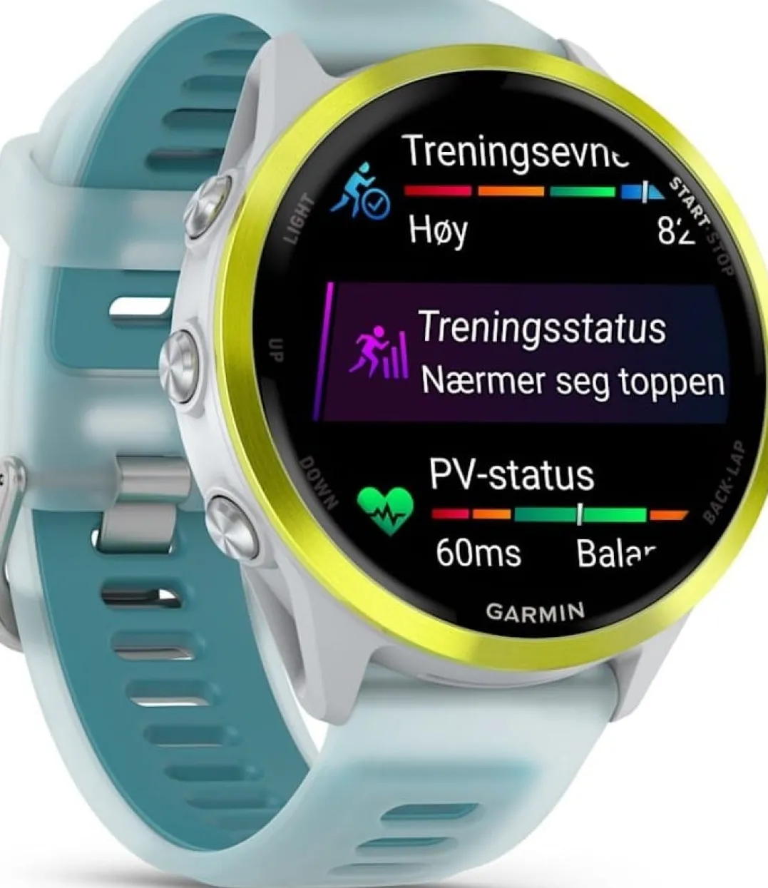 Garmin Forerunner 570 - 47mm Whitestone/amp Yellow