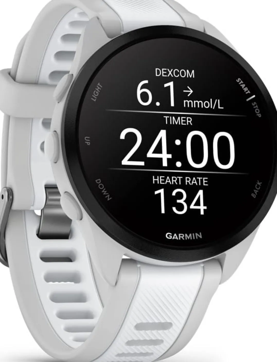 Garmin Forerunner 165 Music Mist Grey/Whitestone