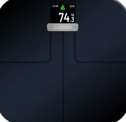 Garmin Index S2 Smart Scale, Intl, Black, 1 pack Black-Black