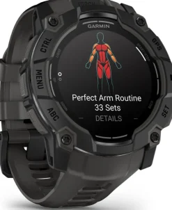 Garmin Instinct 3 AMOLED, 50mm Black Bezel With Charcoal Band