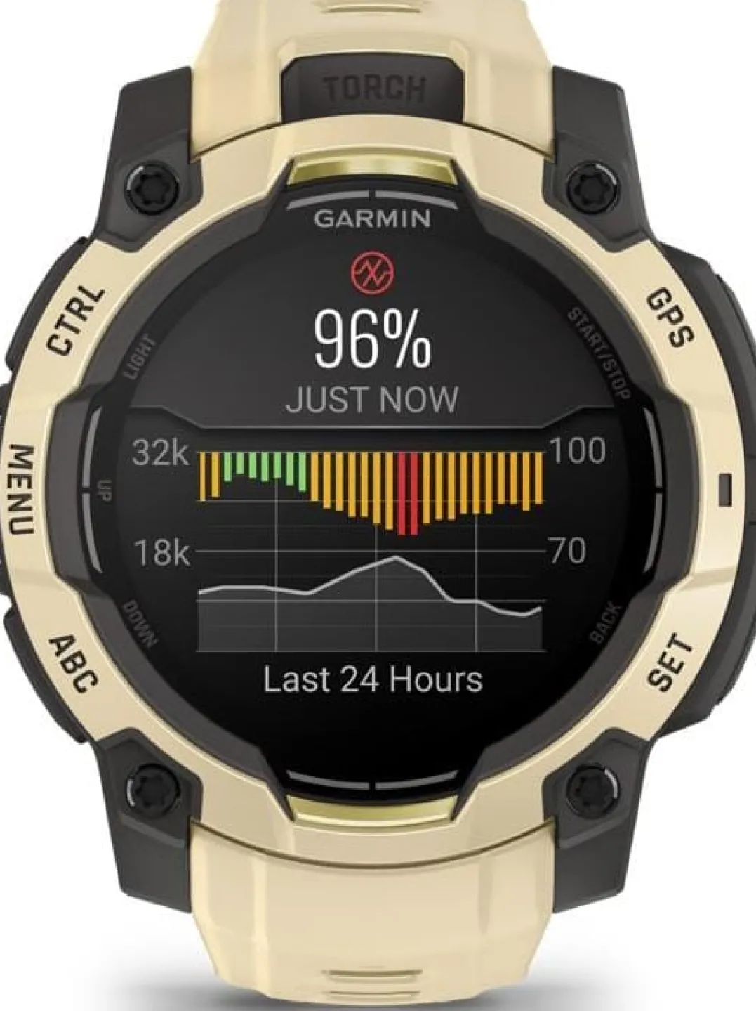 Garmin Instinct 3, Amoled 45mm Citrine Gray