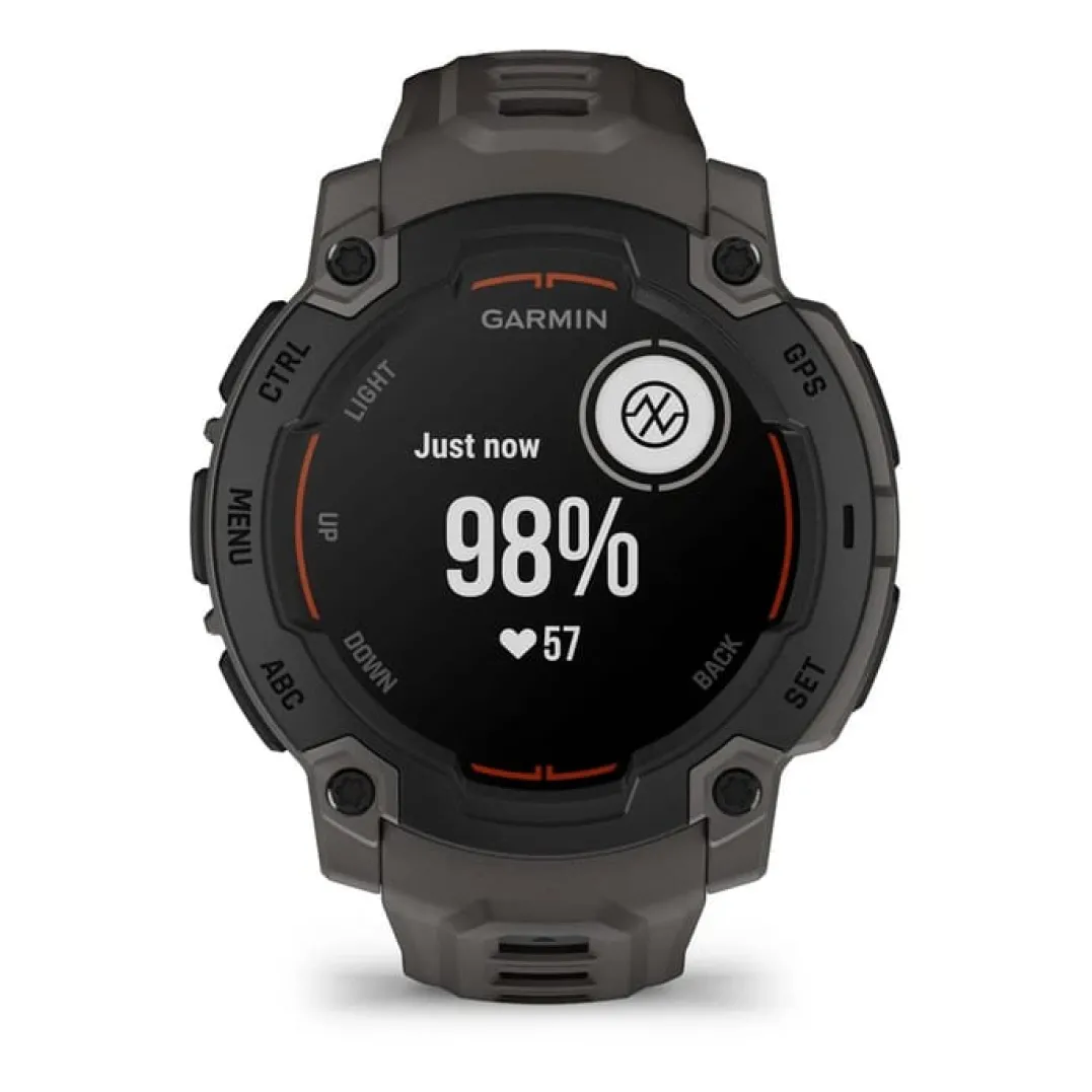 Garmin Instinct E, 45 Mm Black Bezel With Charcoal Band