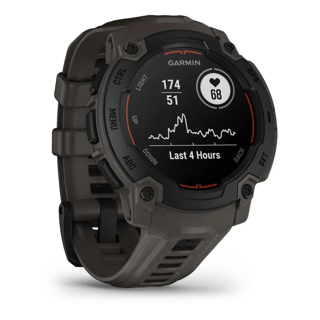 Garmin Instinct E, 45 Mm Black Bezel With Charcoal Band