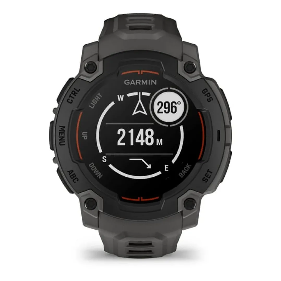 Garmin Instinct E, 45 Mm Black Bezel With Charcoal Band