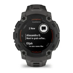 Garmin Instinct E, 45 Mm Black Bezel With Charcoal Band