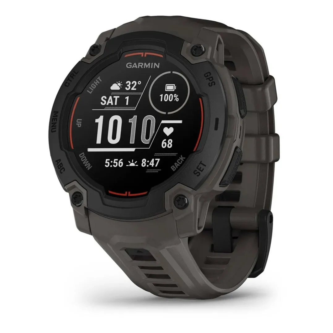 Garmin Instinct E, 45 Mm Black Bezel With Charcoal Band