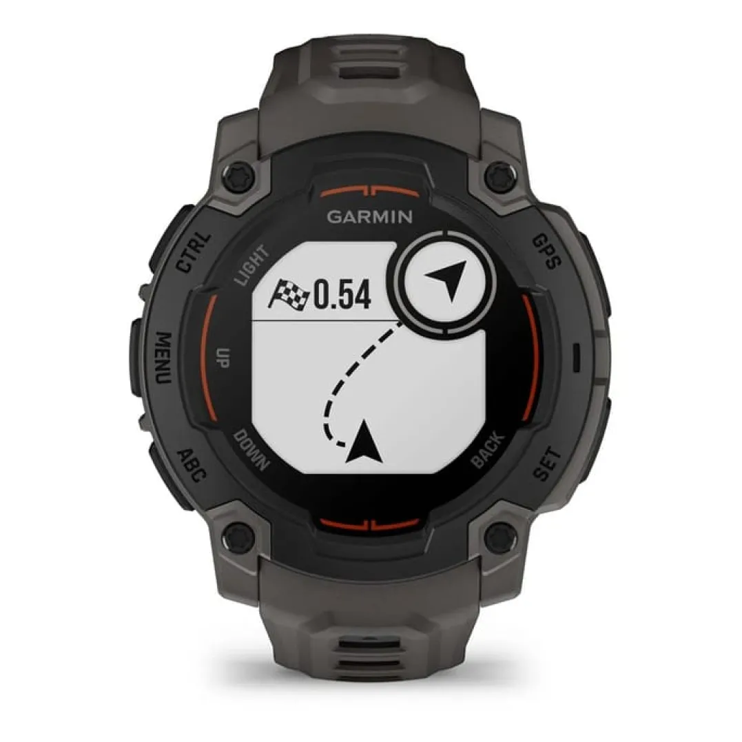 Garmin Instinct E, 45 Mm Black Bezel With Charcoal Band