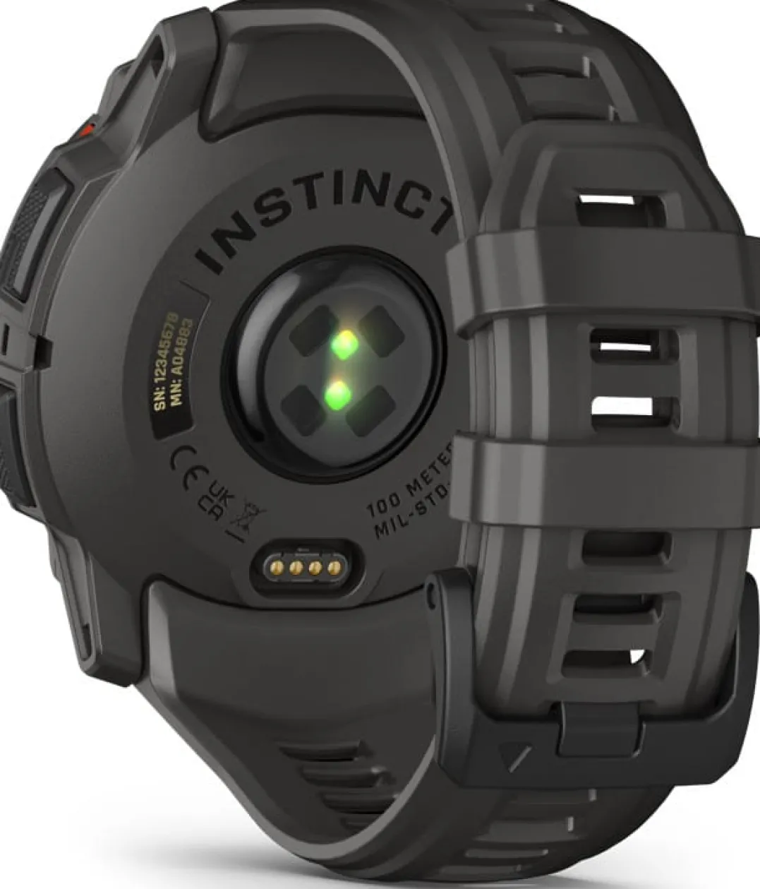 Garmin Instinct 3 Solar Black Bezel With Charcoal Band