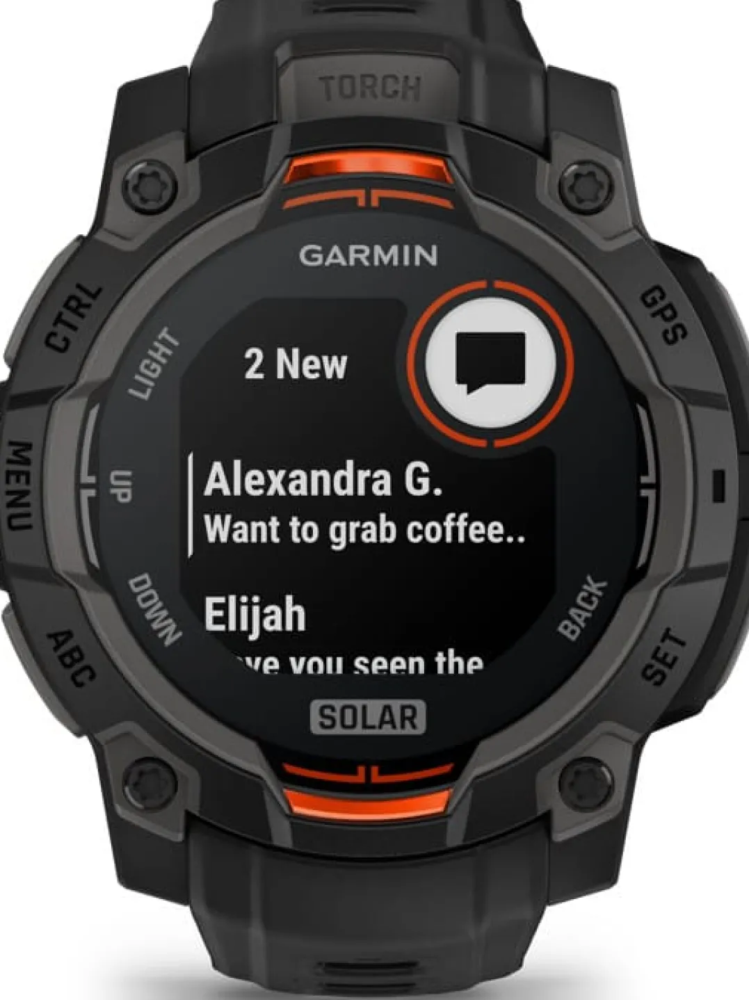 Garmin Instinct 3 Solar, 45mm Black Bezel With Black Band