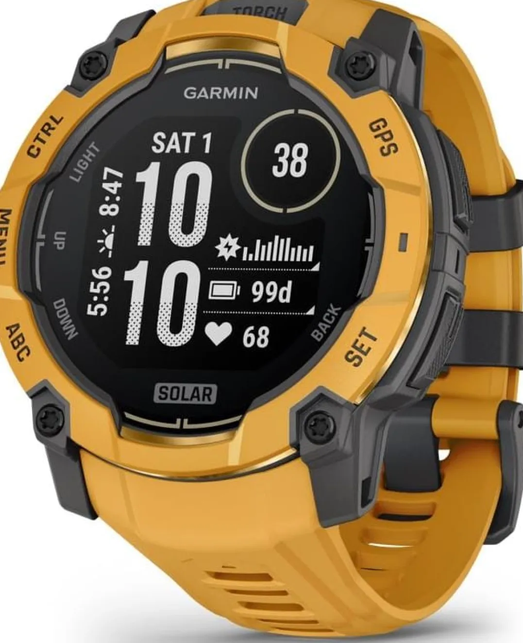 Garmin Instinct 3, Solar 50mm Sunburst Gray