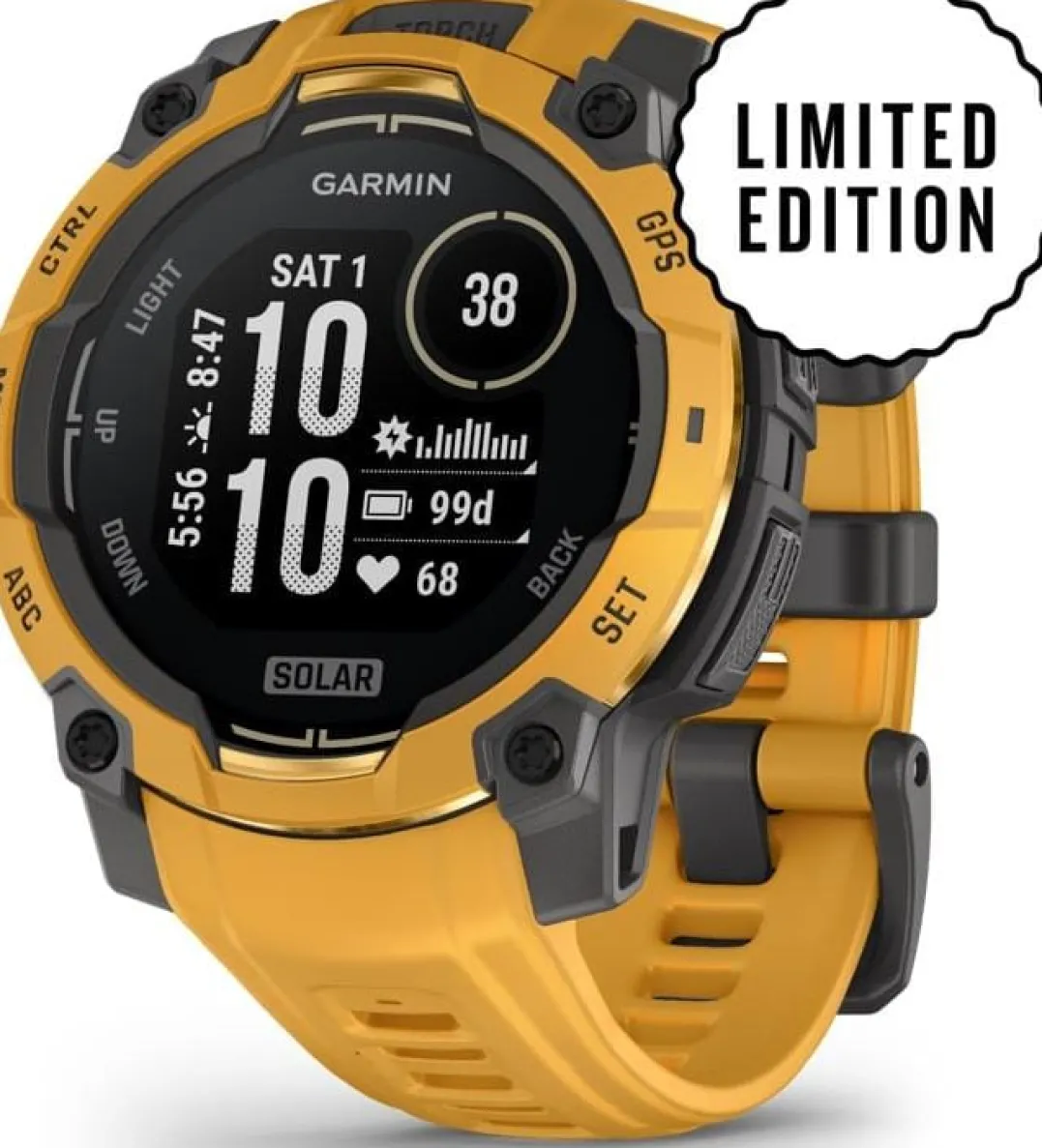 Garmin Instinct 3, Solar 45mm Sunburst Gray