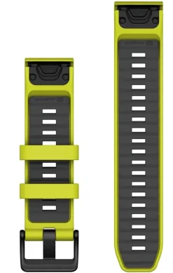 Garmin Quickfit Watch Bands Amp Yellow/graphite Silicone