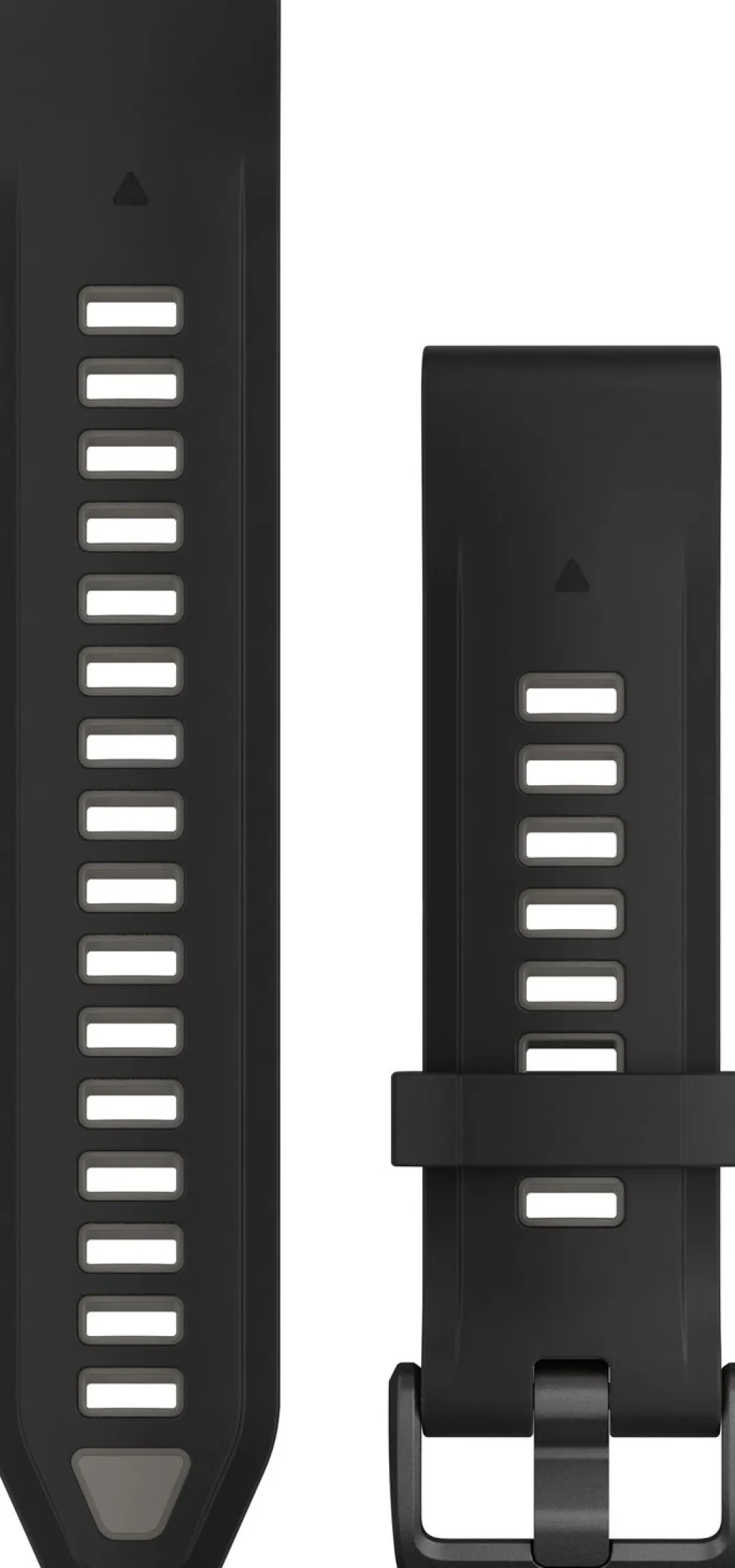 Garmin Quickfit Watch Bands Black/pebble Gray Silicone
