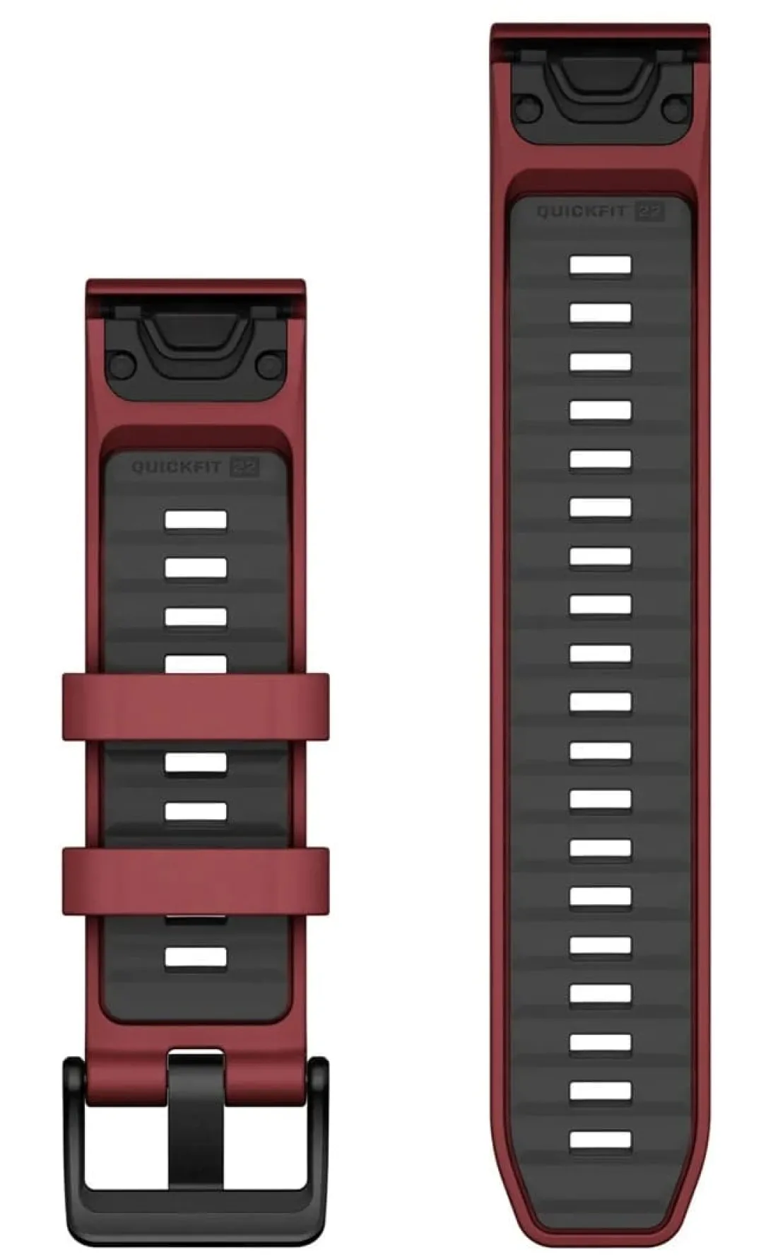 Garmin Quickfit Watch Bands Marsala/graphite Silicone