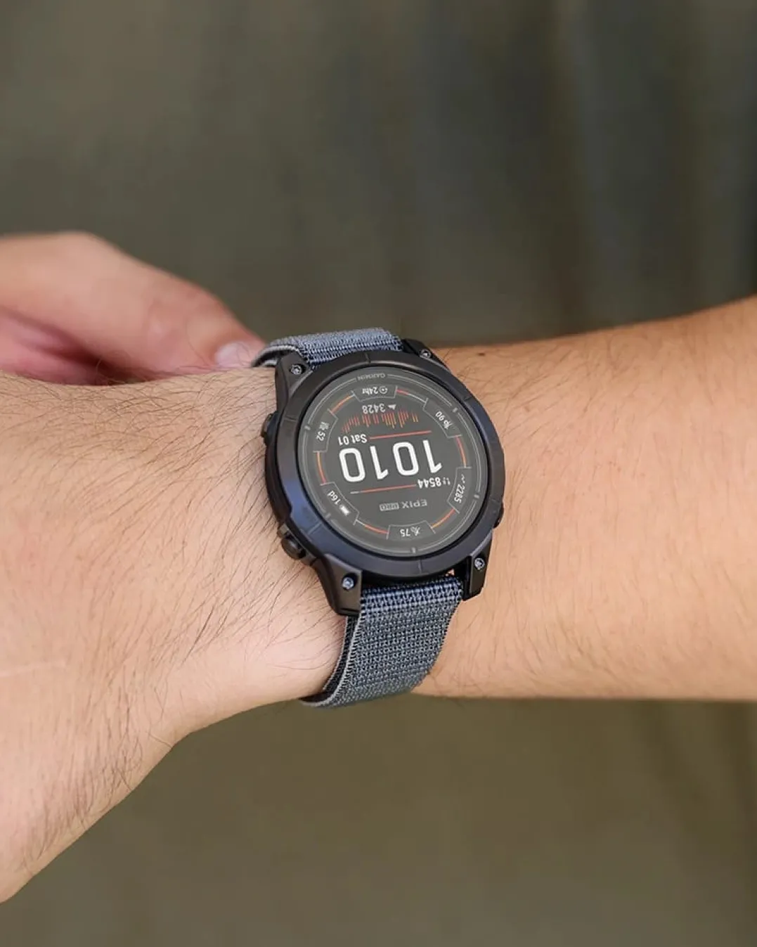 Garmin Ultrafit-Nylonremmer (20mm) Gray