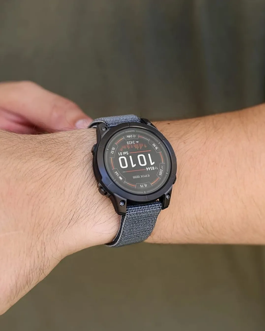 Garmin Ultrafit-Nylonremmer (26mm) Gray