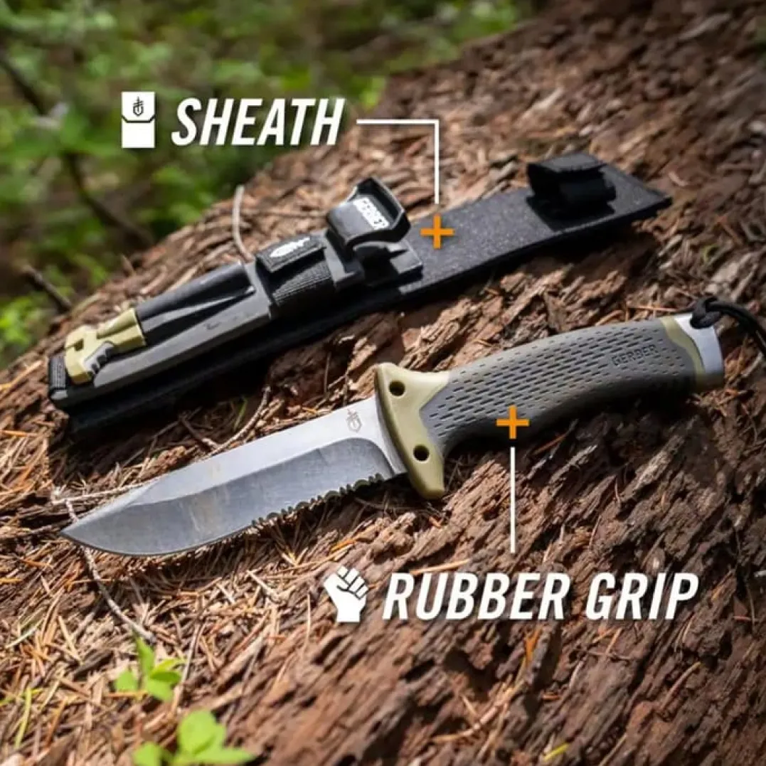 Gerber Ultimate Survival Knife Black/Green