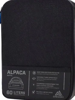 Gregory Alpaca 60 Obsidian Black