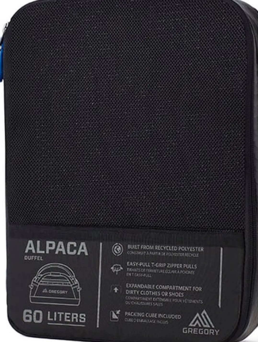 Gregory Alpaca 60 Obsidian Black