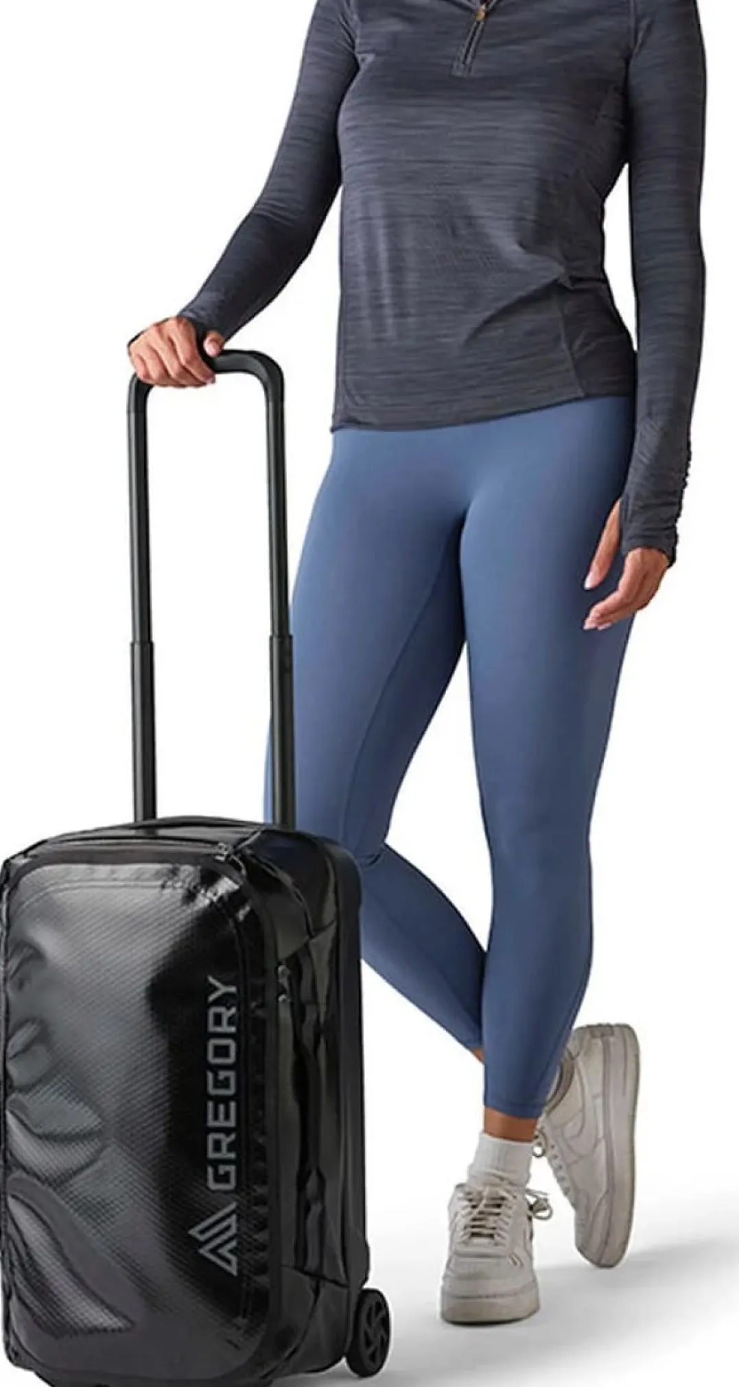 Gregory Alpaca Wheeled Duffel 40l Obsidian Black